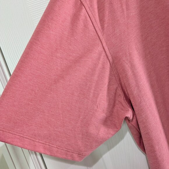 D.Stewart x Orvis Men's Polo Shirt, Salmon Pink, Size XL, Short Sleeve, Stretch - Picture 5 of 14